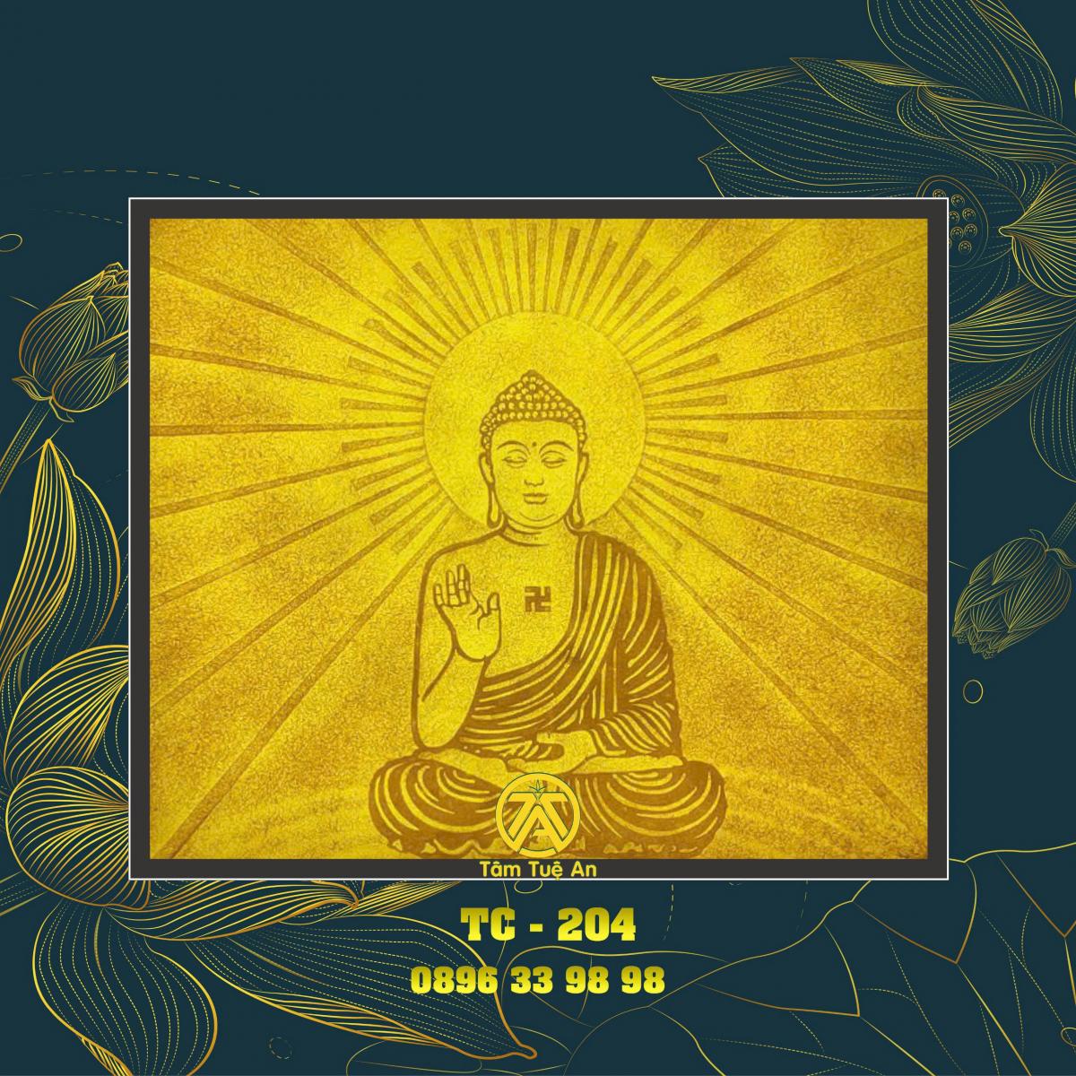 TRANH TRÚC CHỈ PHẬT ADIDA